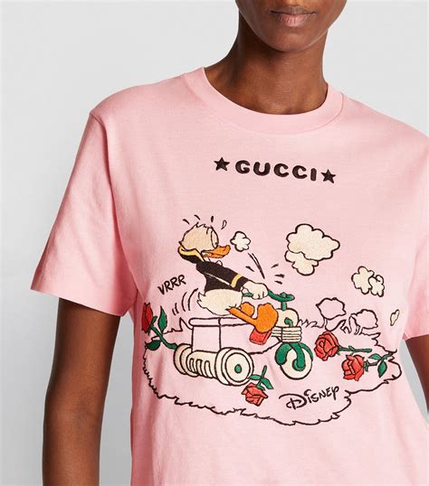 gucci x disney donald duck t-shirt|mickey mouse wearing Gucci.